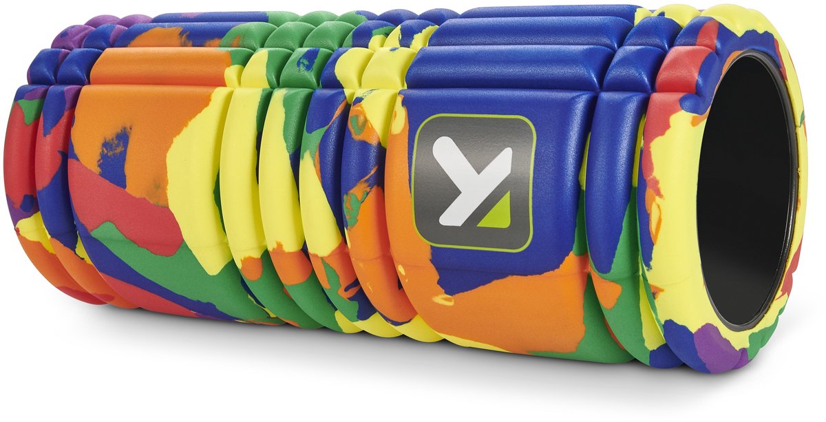 Triggerpoint - the grid 1.0 foam roller - 33cm - regenboog - schuim - massage roller - yoga - pilates - fitness