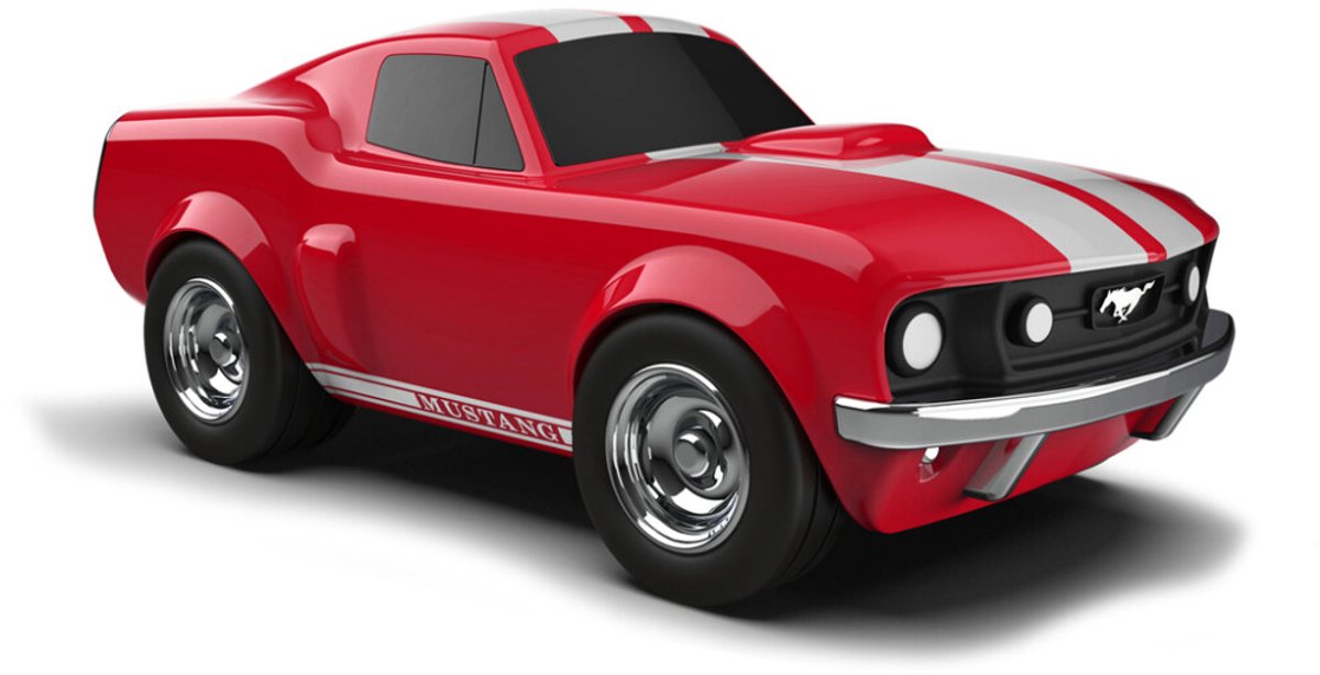 Macchinina Baghera - Ford Mustang rossa - 19x9,5x7,5 cm - in confezione regalo - 3 anni