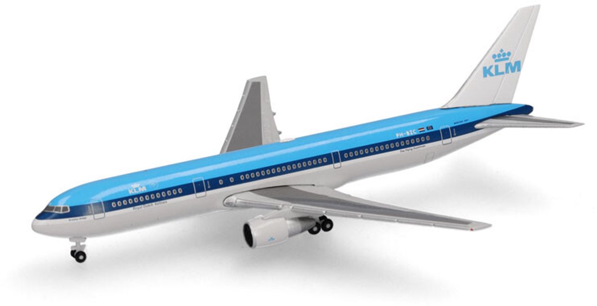 Herpa boeing 767-300 klm ph-bzc brooklyn bridge (nl)