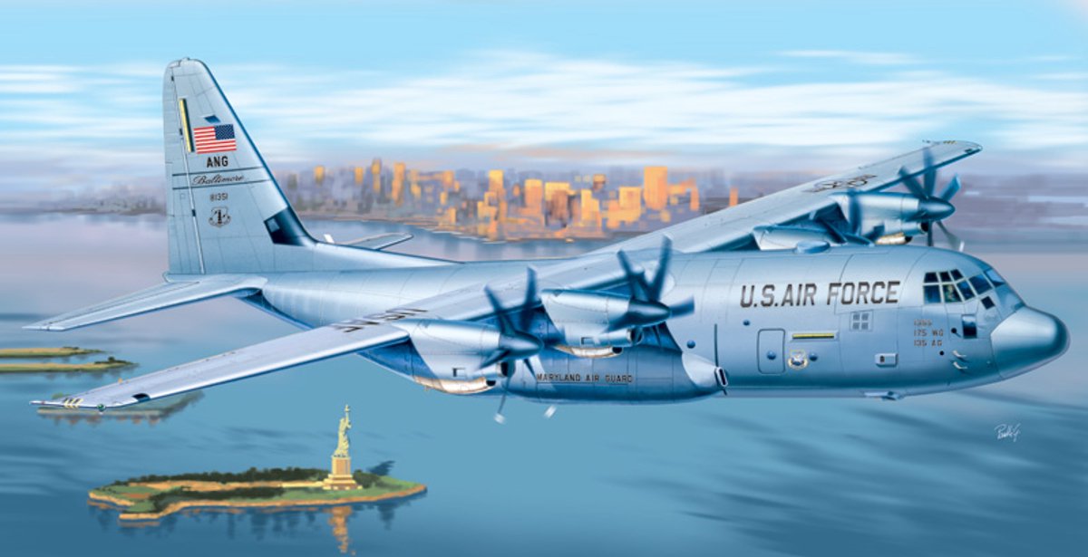 Italeri 1255 - c-130j hercules lockheed martin 1:72