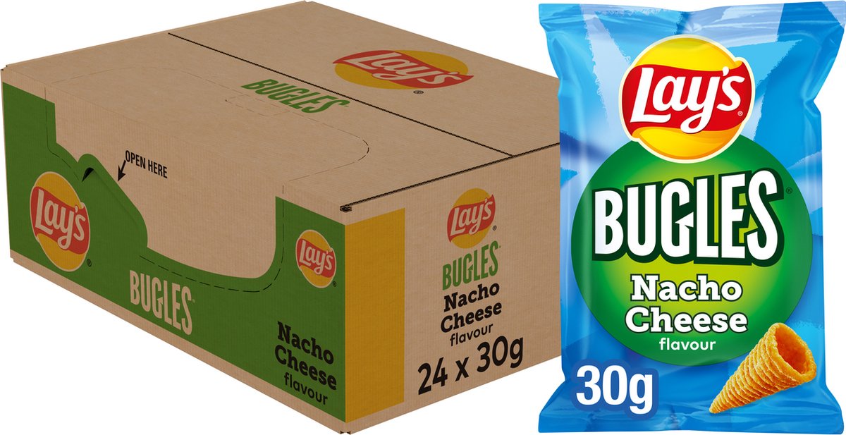 Formaggio nachos Lay's Bugles (24x 30gr)