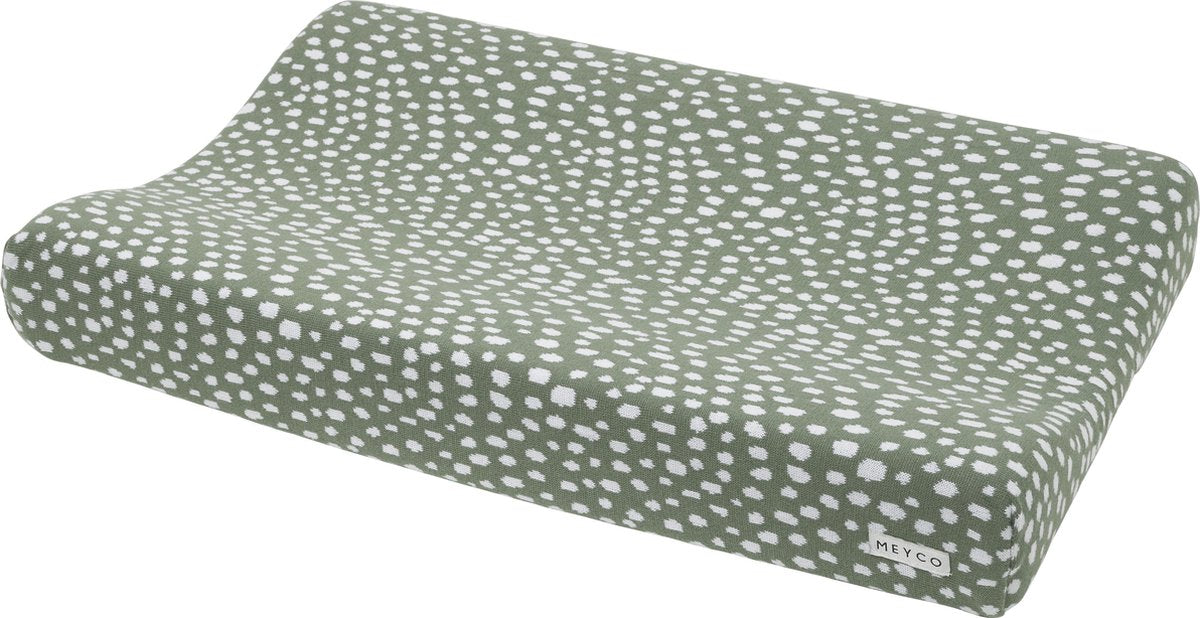 Meyco funda cambiador bebé guepardo - verde bosque - 50x70cm