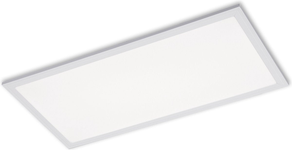 Briloner - Lámpara de techo LED - panel, lámpara de techo LED, 24 vatios, 2.400 lúmenes, 4.000 Kelvin, blanco