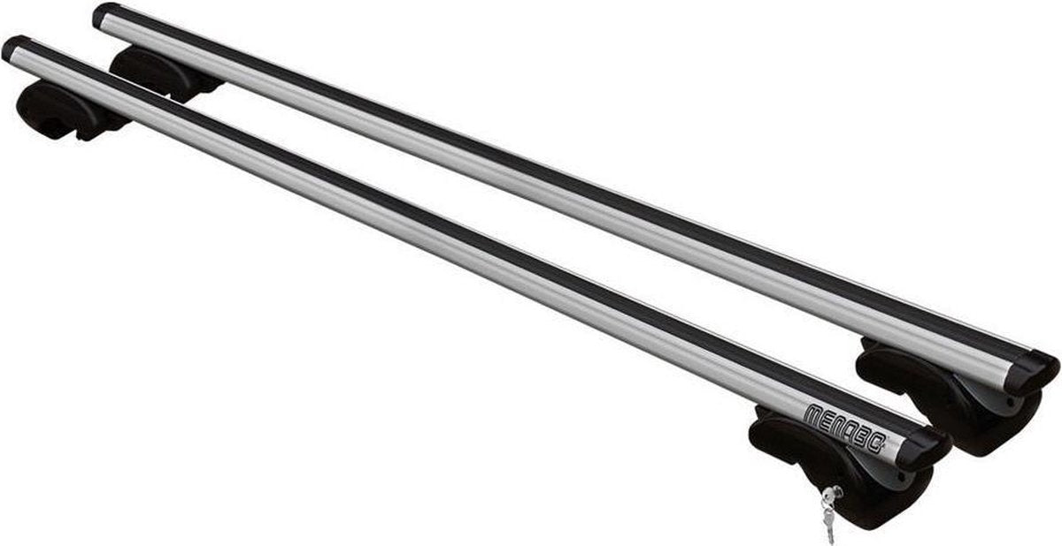 Menabo topadora xxl portaequipajes (aluminio) barras de techo abiertas 150 cm