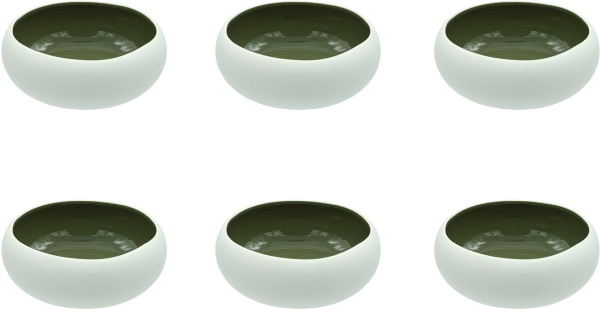Medard de noblat - oliva oslo - ciotola piccola 12 cm - 6 pezzi - gres