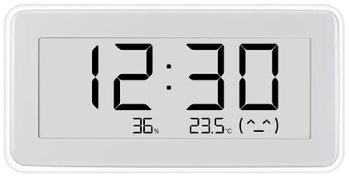 Reloj monitor de temperatura y humedad Xiaomi | termómetro higrómetro | tinta | reloj | aplicación | magnético