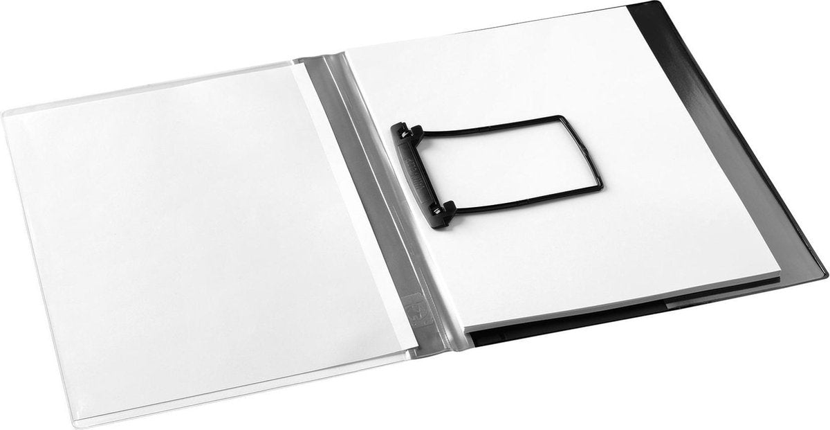 Jalema rapportenmap met clip - pak 10 stuks - grijs