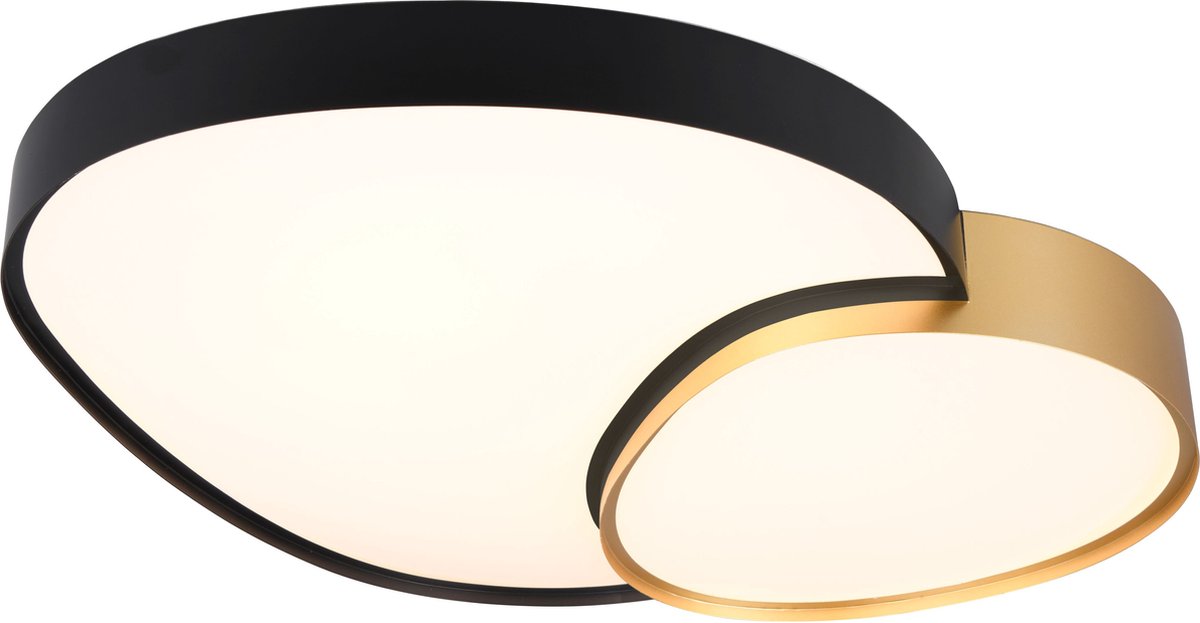 Trio rise - plafondlamp - wit mat - incl. 1x smd 45w - geintergreerde dimmer - memory functie - lichtkleur instelbaar