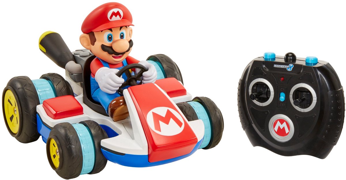 Jakks Super Mario Mini RC Anti-Gravedad Racer - Mario Kart