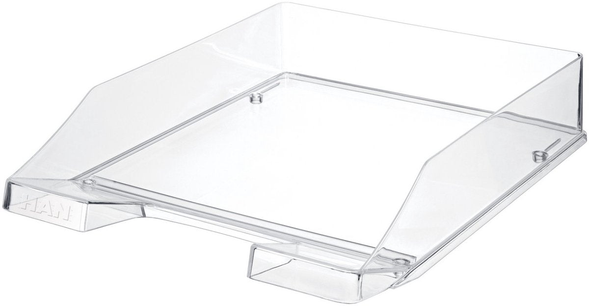Bandeja para cartas Han - clásica - 255 x 348 x 65 mm - transparente - apilable - ha-1026-x-23