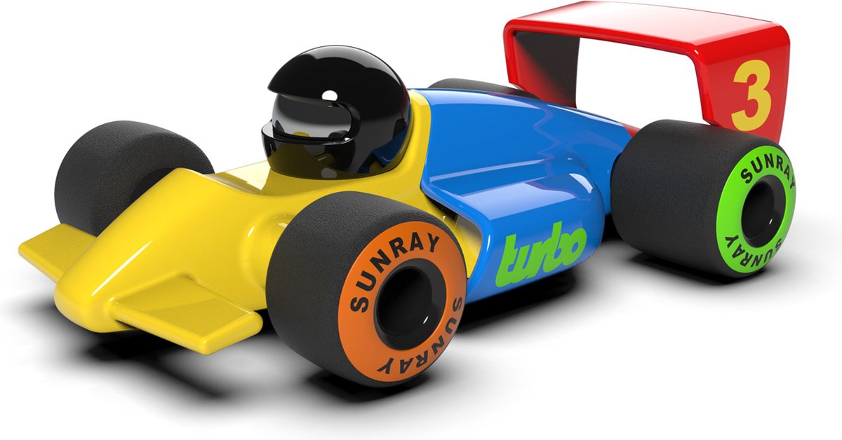 Playforever - coche de juguete - turbo miami - multicolor