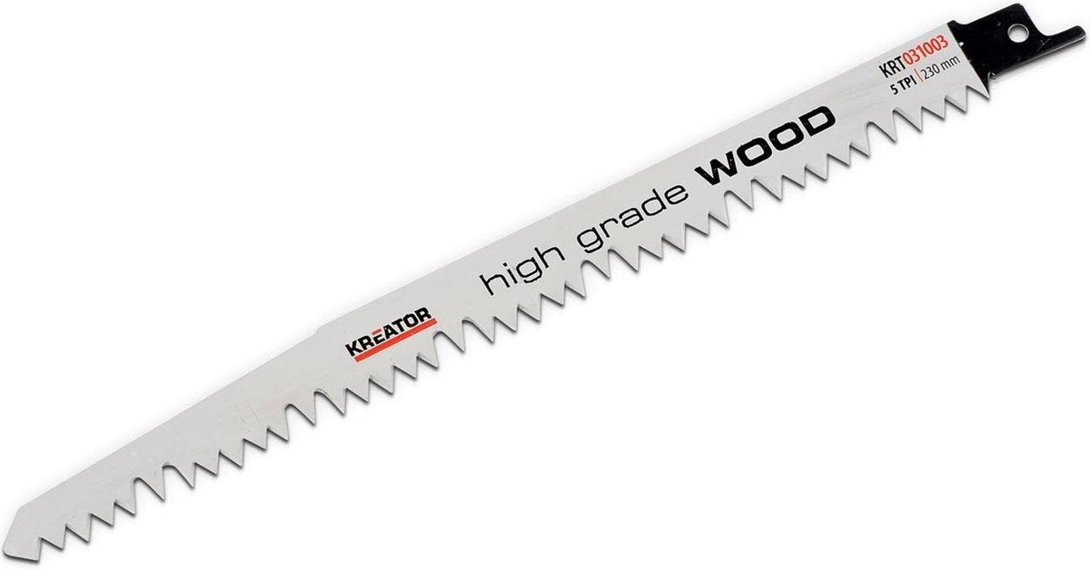 Kreator - accessories - krt031003 - reciprozaagblad - 230mm 5 tpi - 2 st.