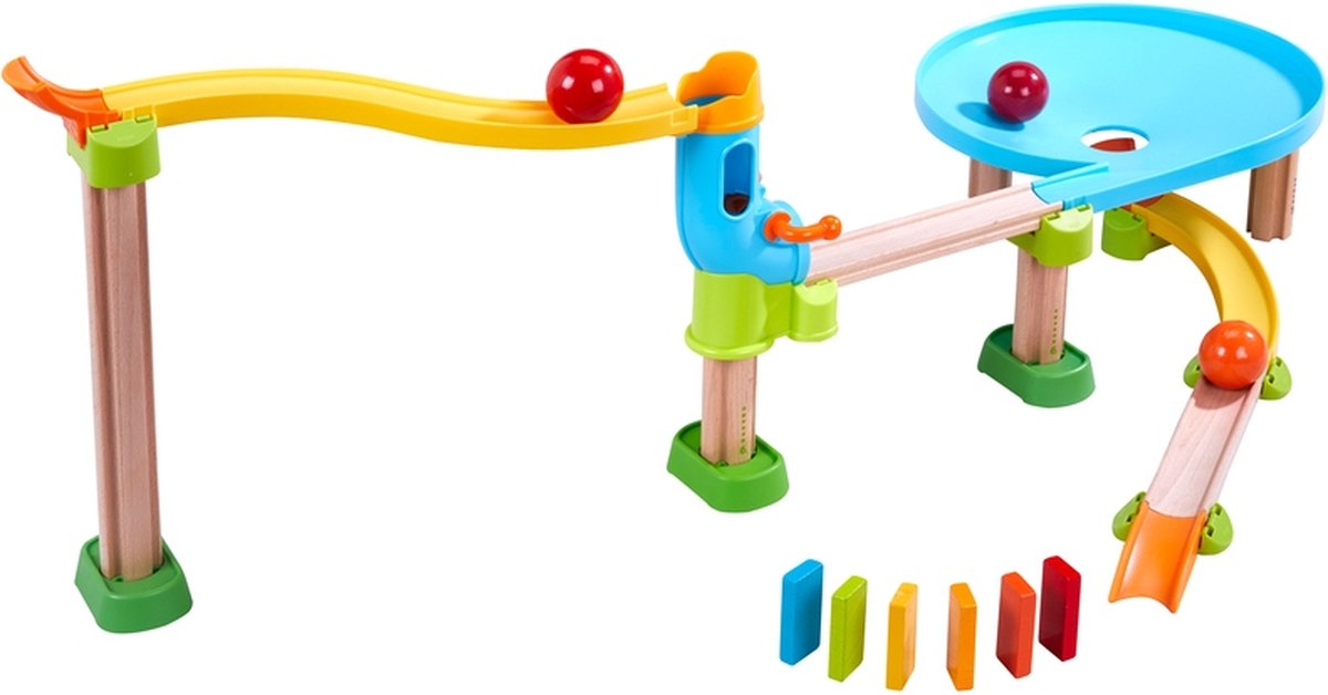 Haba kullerbü Marble Track Basic Box lima de mármol - 33 piezas