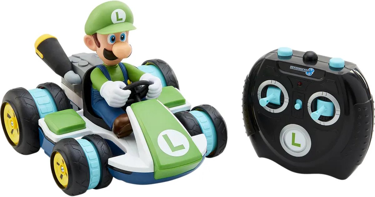Jakks world of nintendo luigi mini rc racer