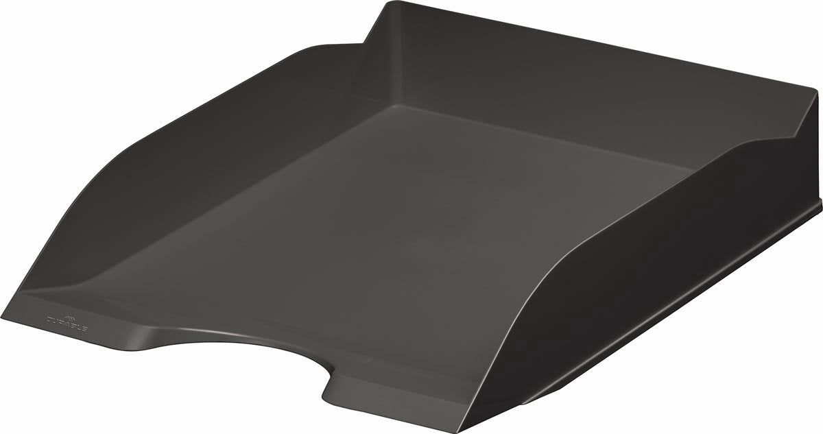 Vassoio per lettere durevole a4 eco nero ds6