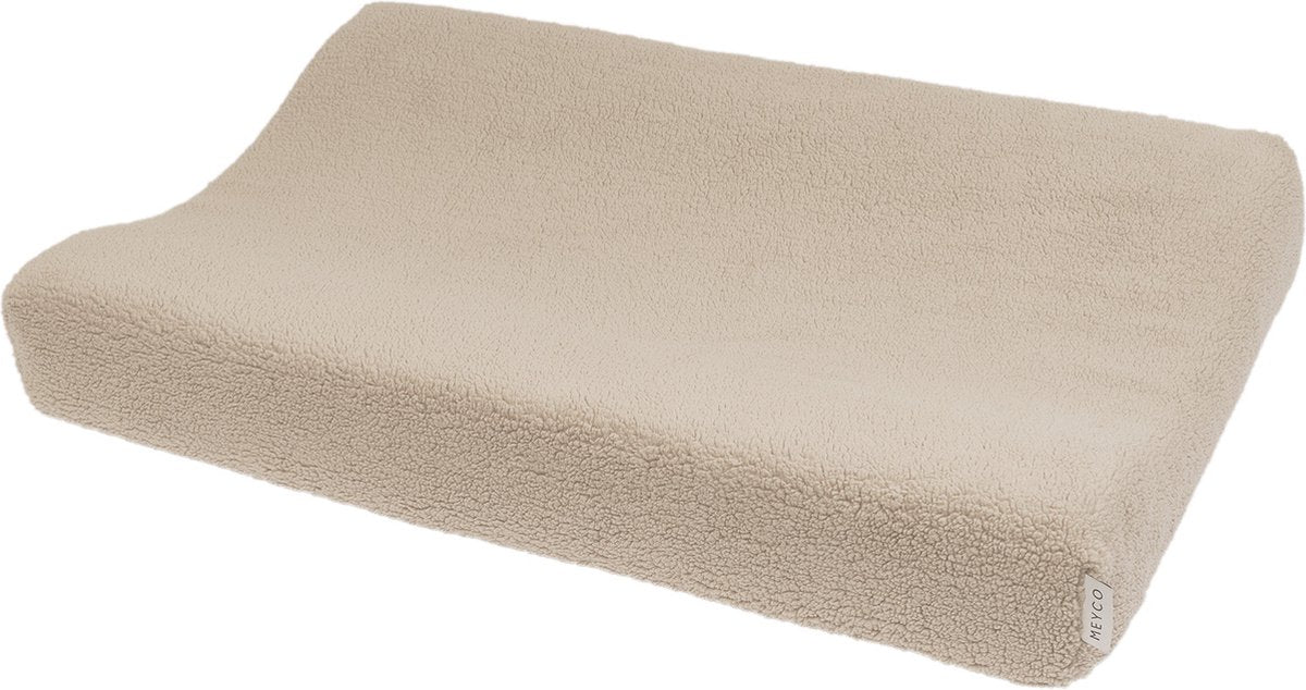 Meyco baby teddy aankleedkussenhoes - sand - 50x70cm
