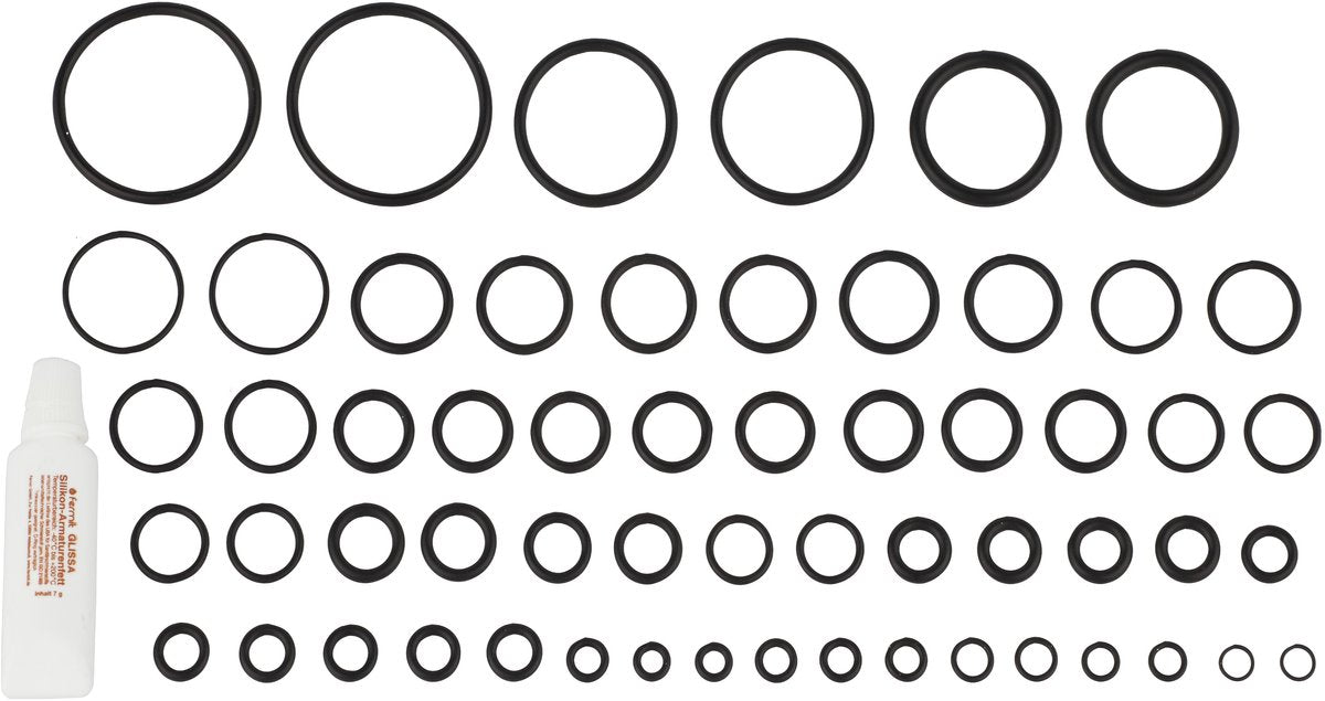 Gamma Kirchhoff di o-ring - gomma - con grasso per rubinetto 7 g (58x)