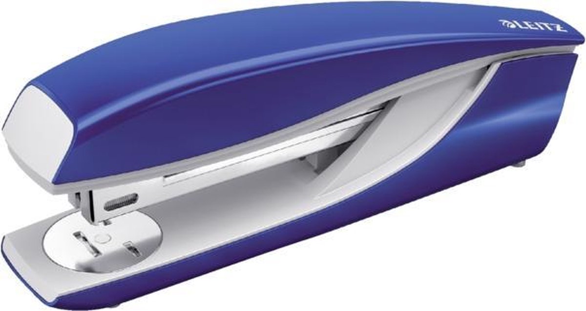 Cucitrice Leitz in metallo a striscia intera - 40 fogli - blu