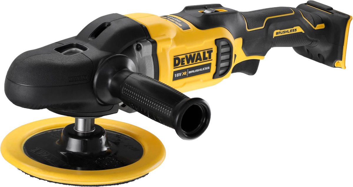 Dewalt dcm849n | pulidora angular | iones de litio de 18v | 125-180 mm | cuerpo | sin cargadores de baterias - dcm849n-xj