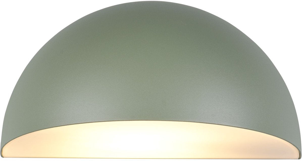 Trio maas - wandlamp - groen - excl. 1x e27 4,9 w - wandmontage - buitenverlichting - ip44