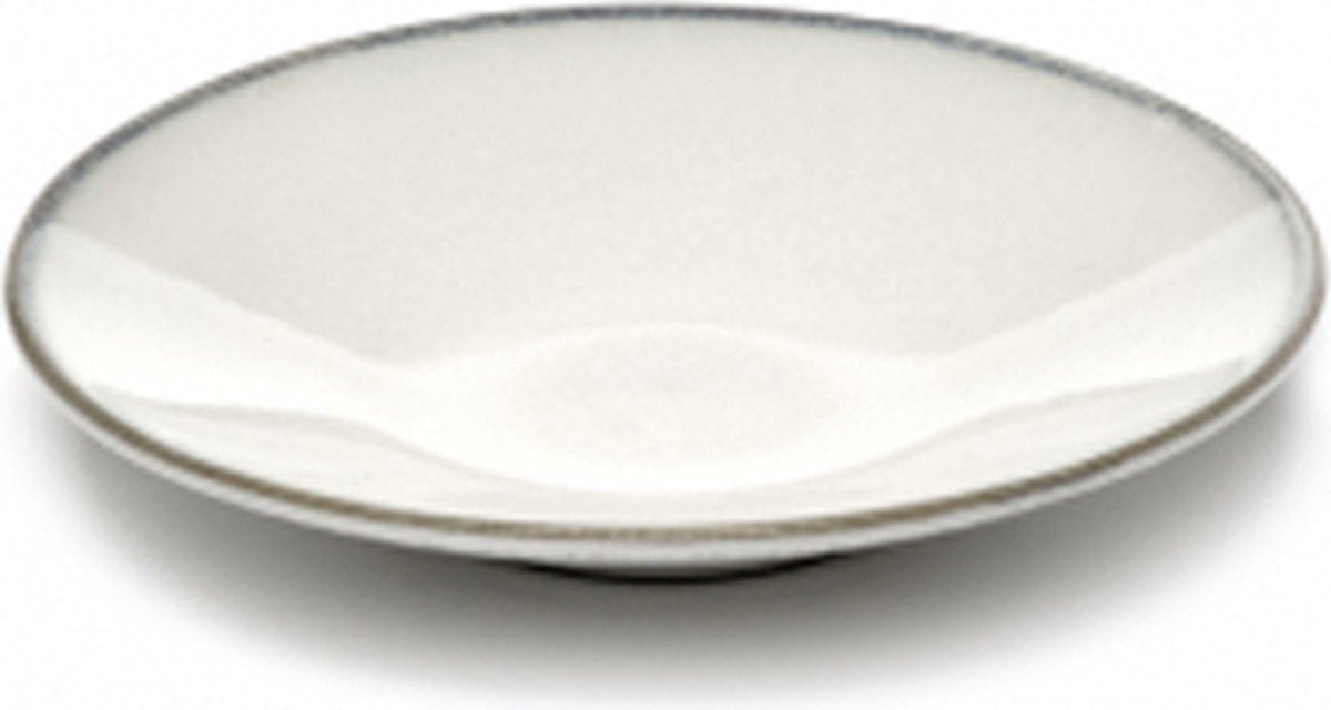 Serax - sergio herman inku - cappuccino schotel - wit - 14 ø - 4 stuks