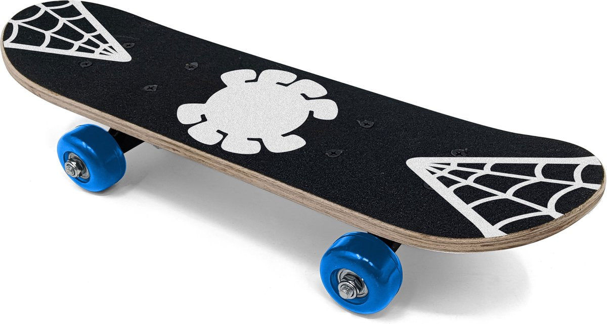 Timbro skateboard spidey 43 x 12,5 cm nero giallo