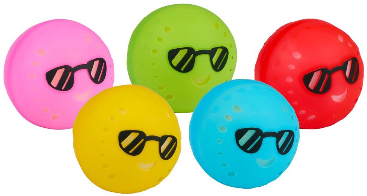 Eddy Toys bolas de esponja de agua - juego de 3 - pelota de juego suave - surtido