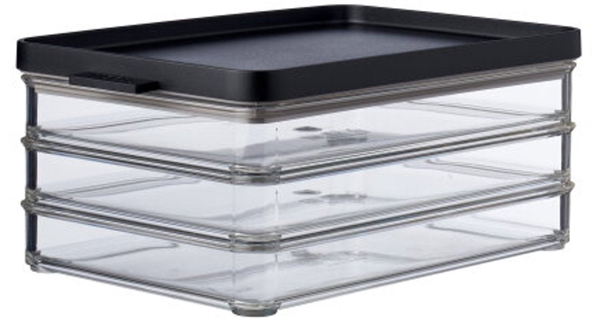 Mepal omnia meat box 3-layer black