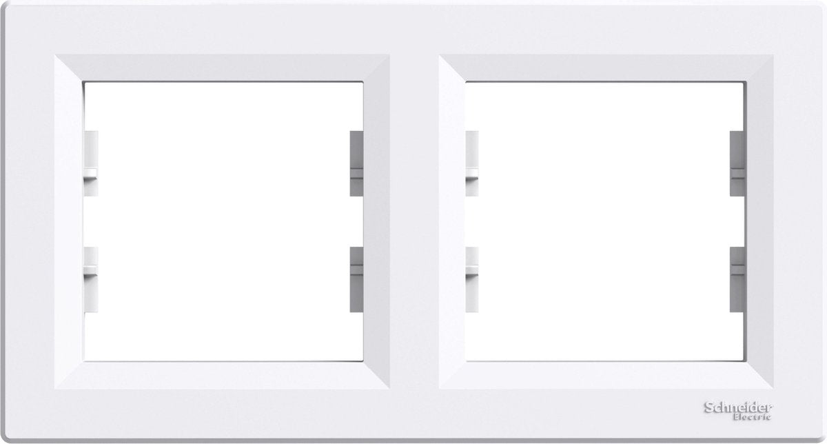 Schneider electric asfora cover frame-2v - bianco