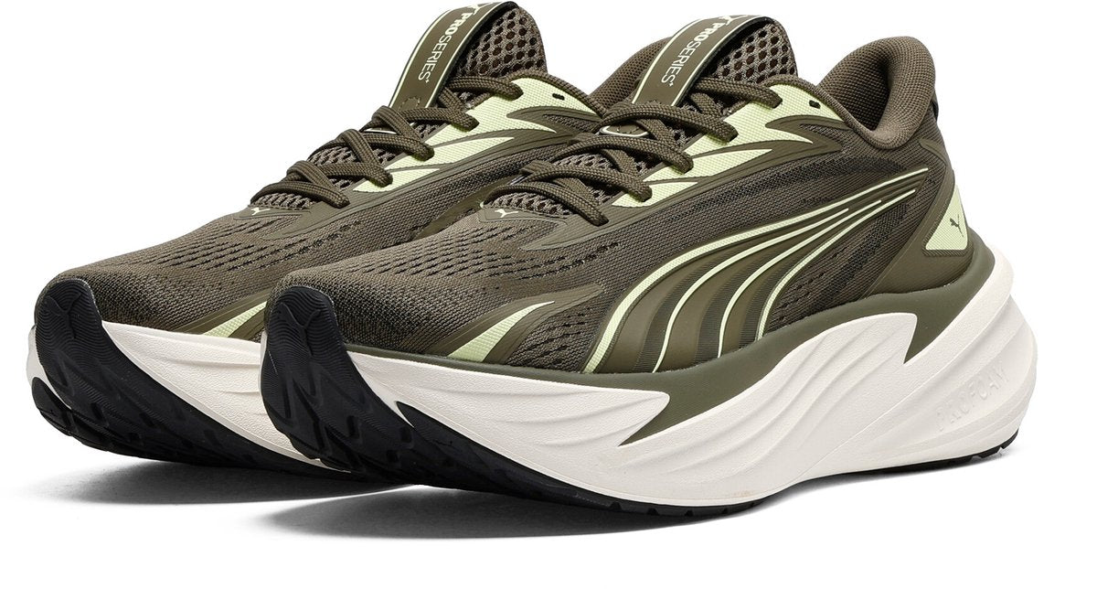 Scarpe sportive unisex Puma Maxima Pro - Loden Verde-Mela Spritz