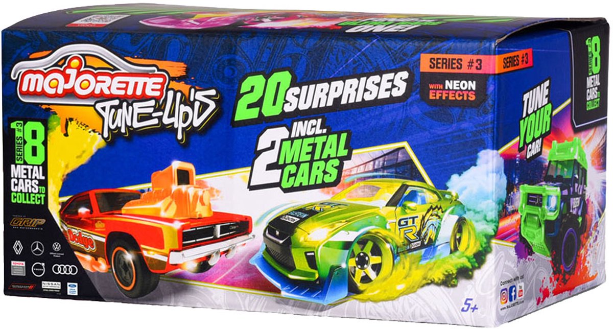 Tune Up's 3 Race Cars 20 Sorprese, set di 2
