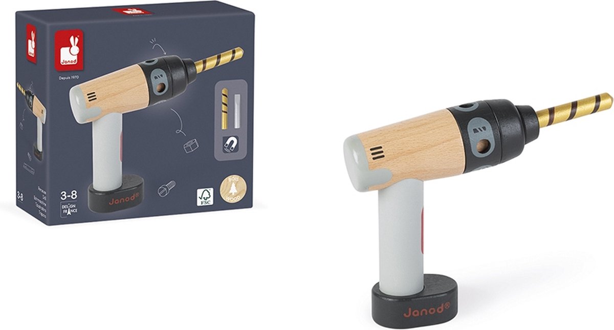 Janod - brico'kids - trapano per legno