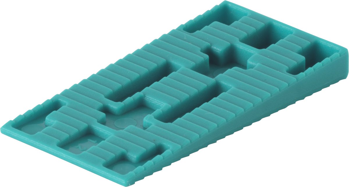 Wolfcraft - 120 cuñas - cuña - placas de relleno de plástico - 8648000