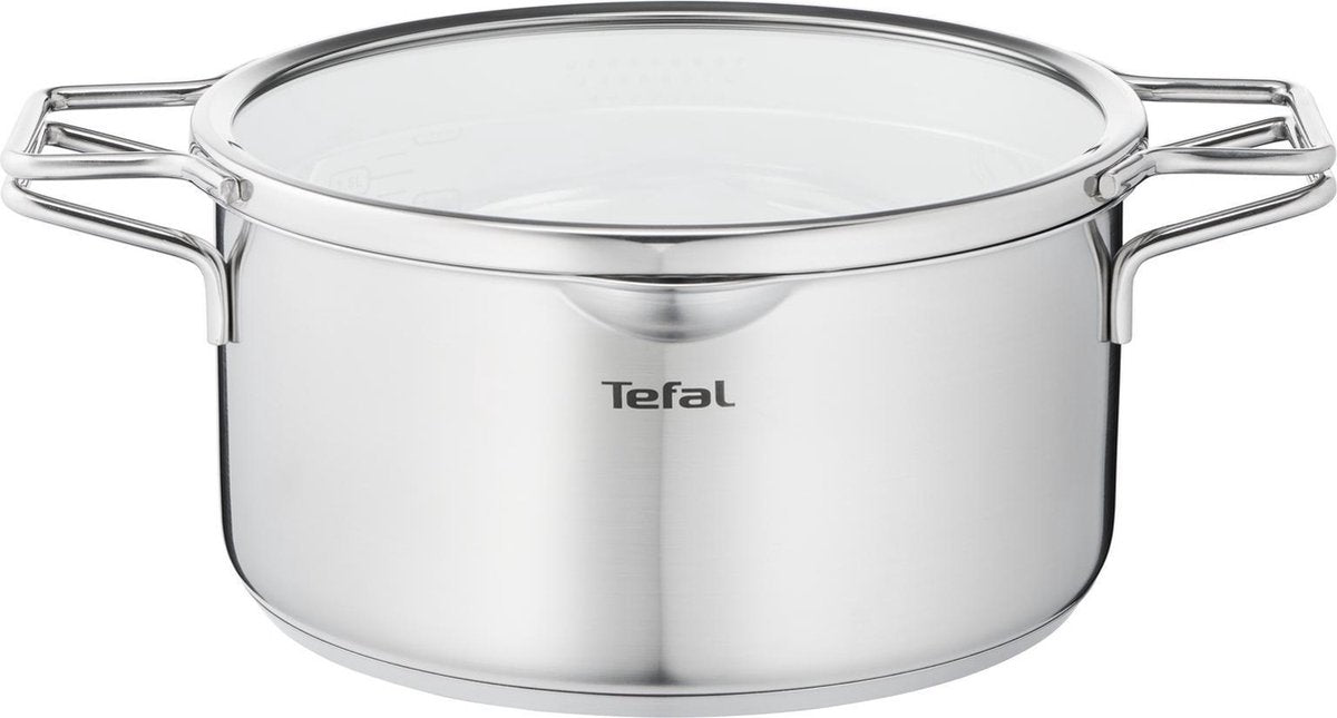 Tefal nordica kookpan - ø 24 cm - inductie - pfas-vrij - keramisch