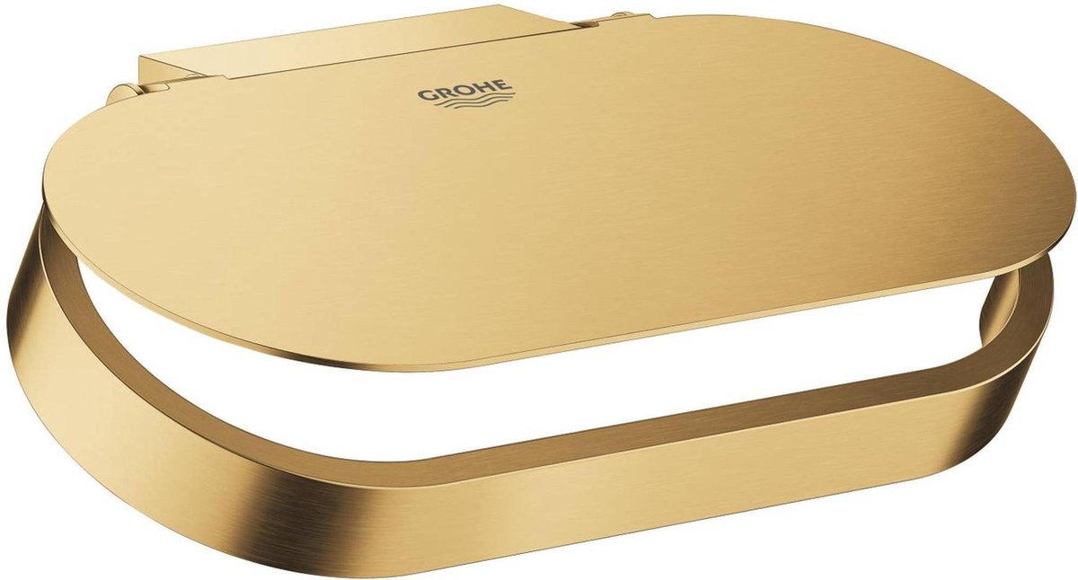 Grohe selection closetrolhouder met deksel - cool sunrise geborsteld (mat goud) - 41069gn0