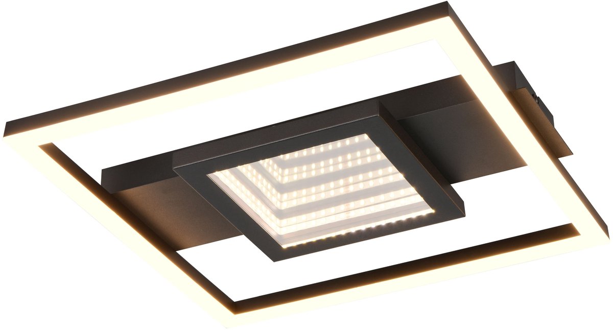 Rl live your light reality wheeler - lampada da soffitto - nero opaco - incl. 1x smd 16 w - montaggio a parete