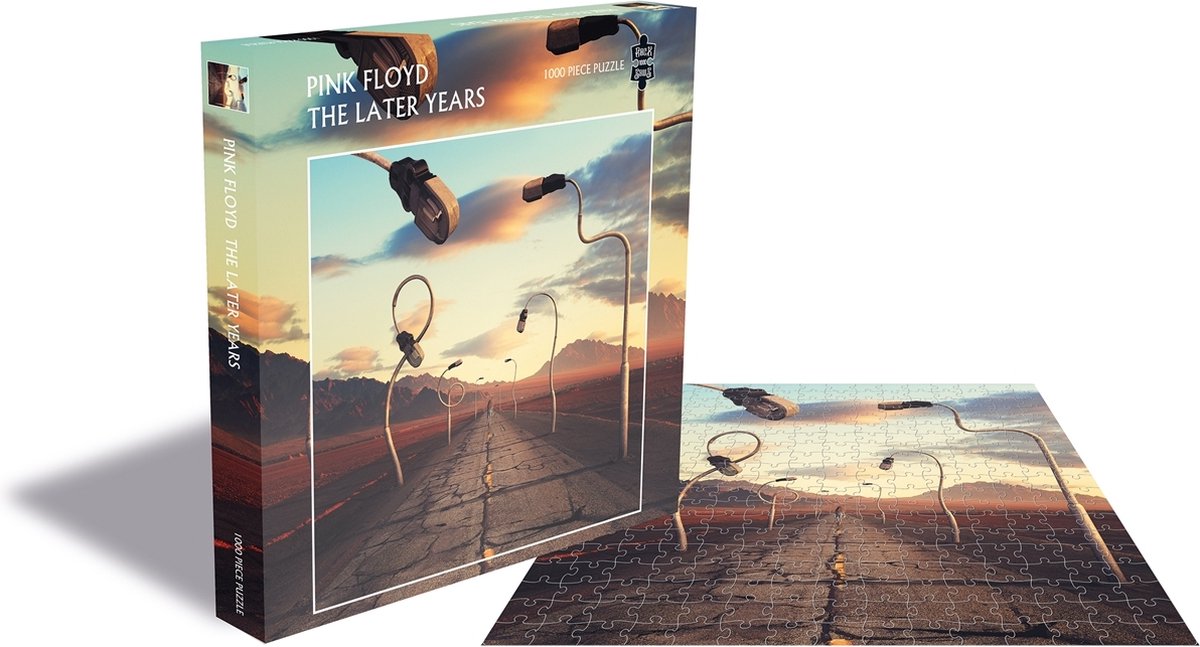 Puzzle Pink Floyd con testa in plastica degli ultimi anni, 1000 pezzi, multicolori