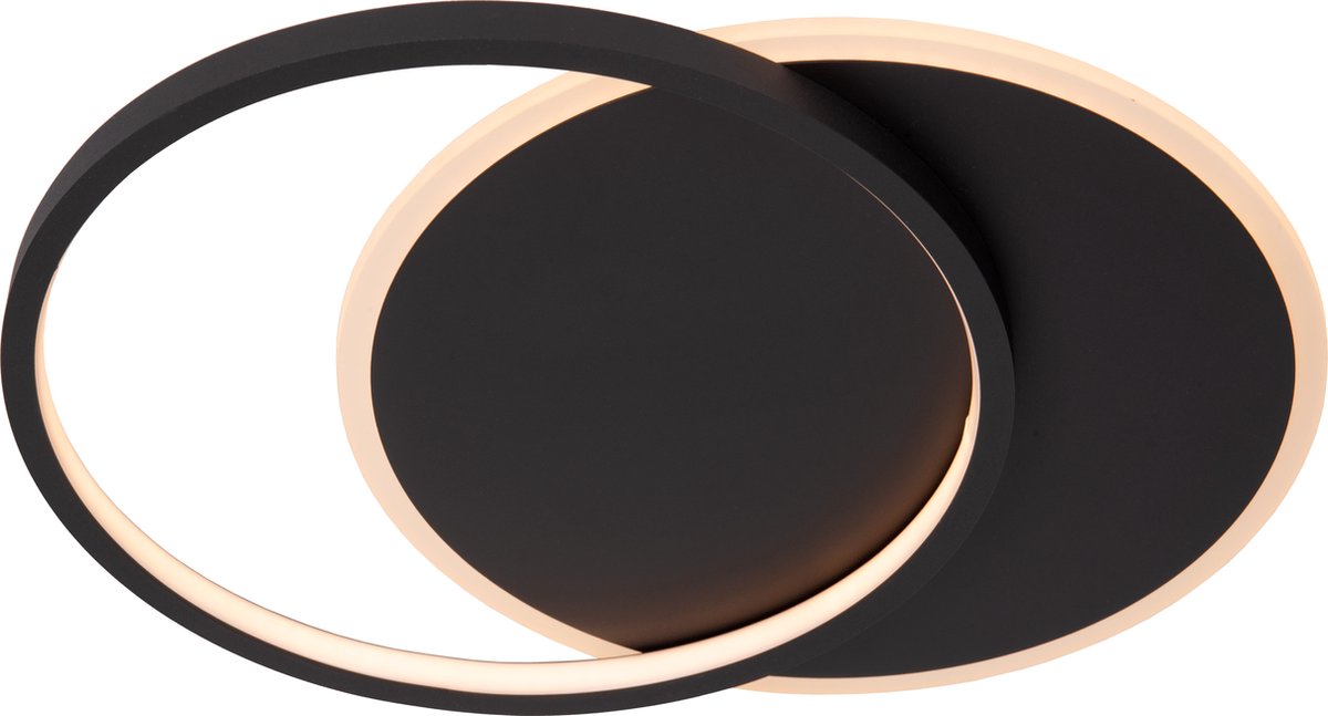 Lucide axelle - lampada da soffitto (plafoniera) - ø 29,5 cm - led 3 stepdim - 1x24w 2700k - nero