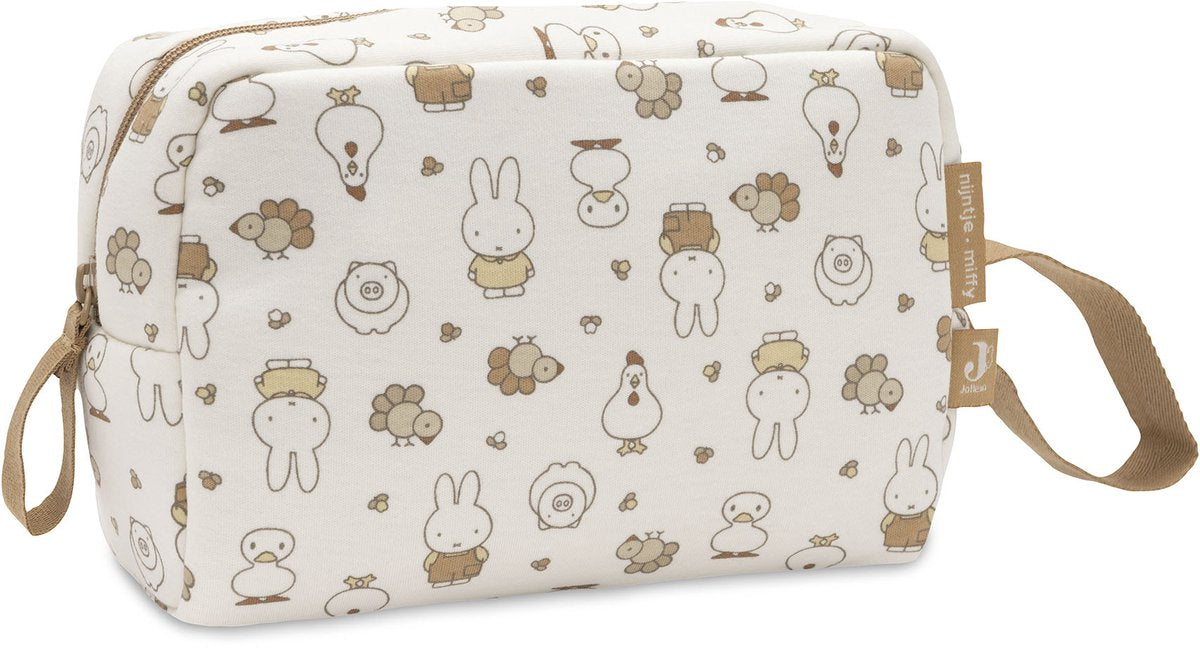Borsa per pannolini Jollein Miffy Family Farm - per articoli per bambini
