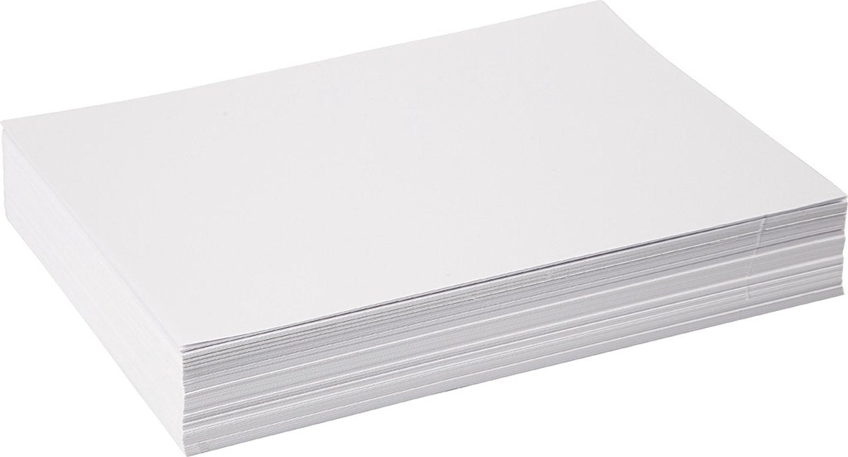 Creative tekenpapier a4 30 x 21 cm 160 gram wit