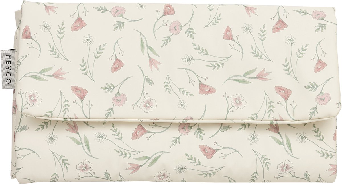 Meyco cambiador bebé flor - multicolor