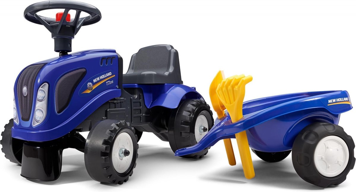 Falk Falk Holland Walking Tractor Set blu