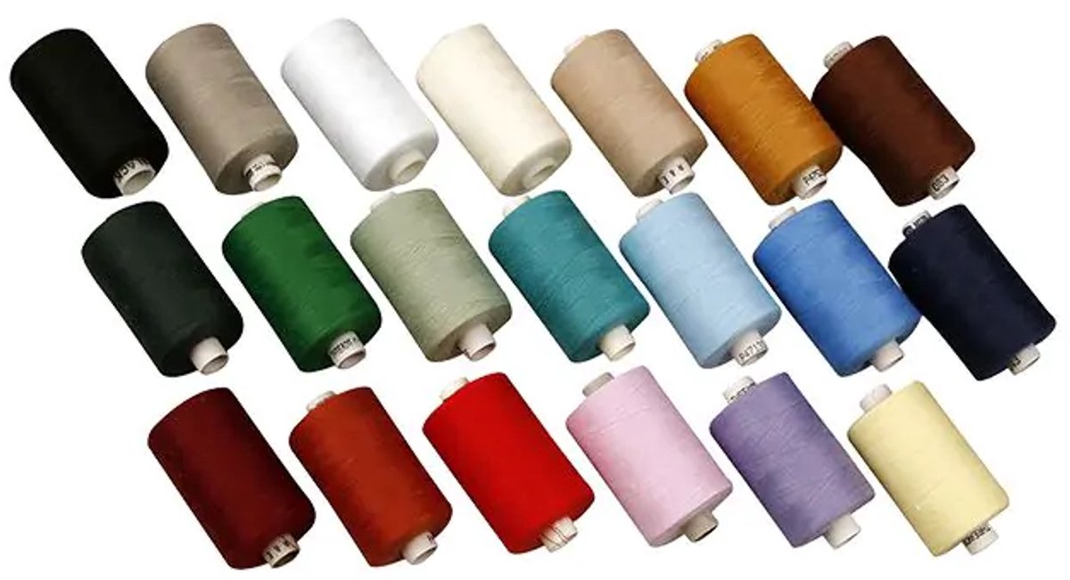 Hilo de coser empresa Creativ, 20x1000 m 1 caja