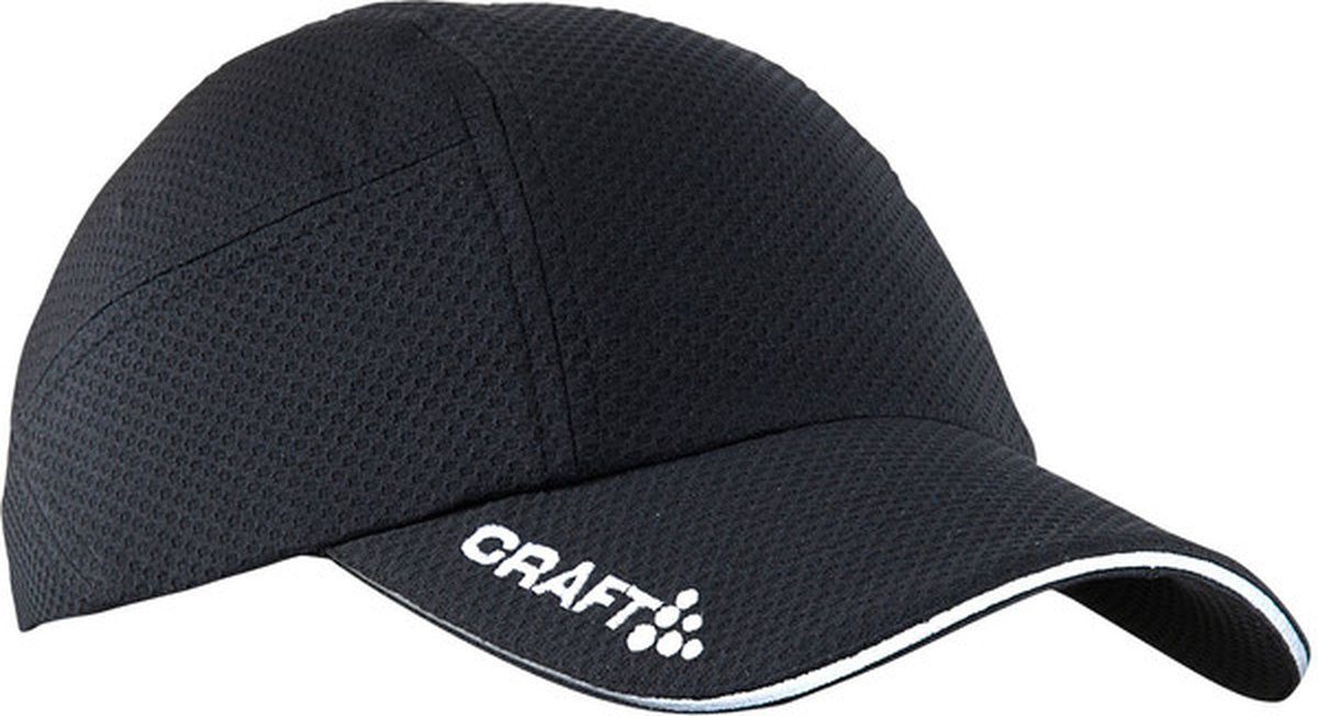 Gorra unisex Craft running - negro