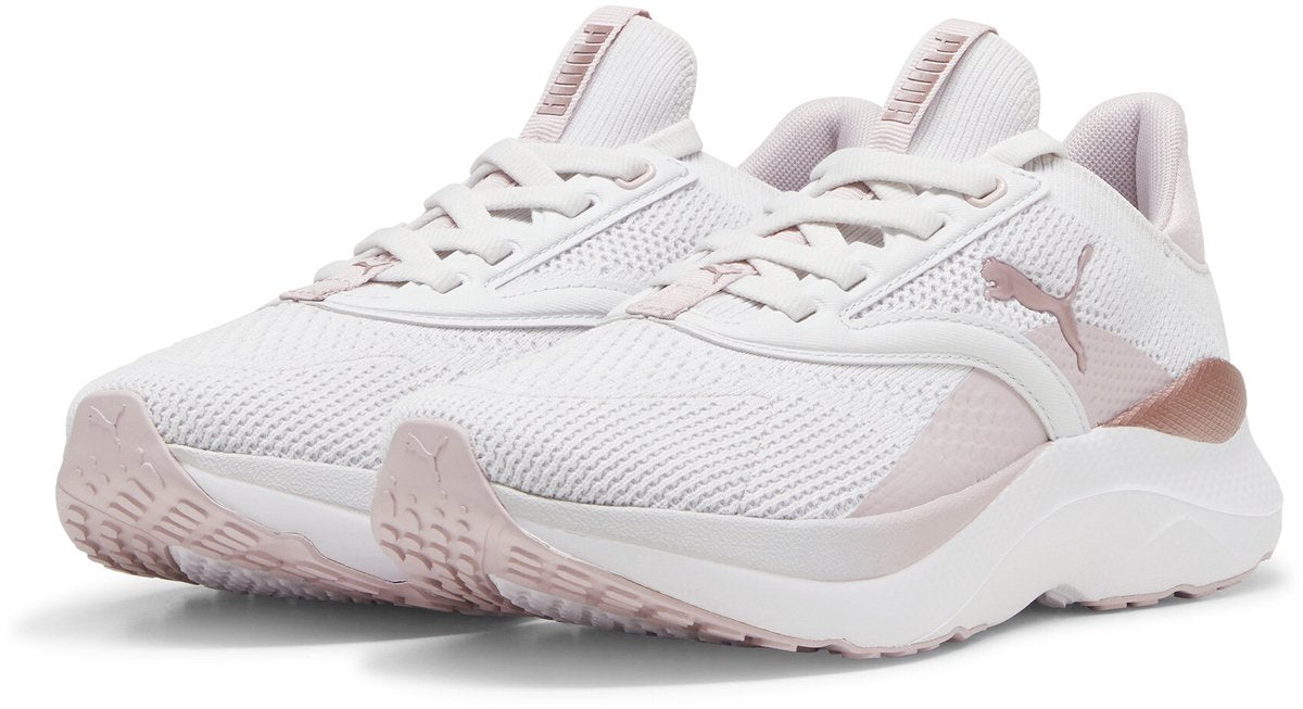 Scarpe sportive da donna Puma Softride Mayve Wn - grigio piuma-malva nebbia-oro rosa