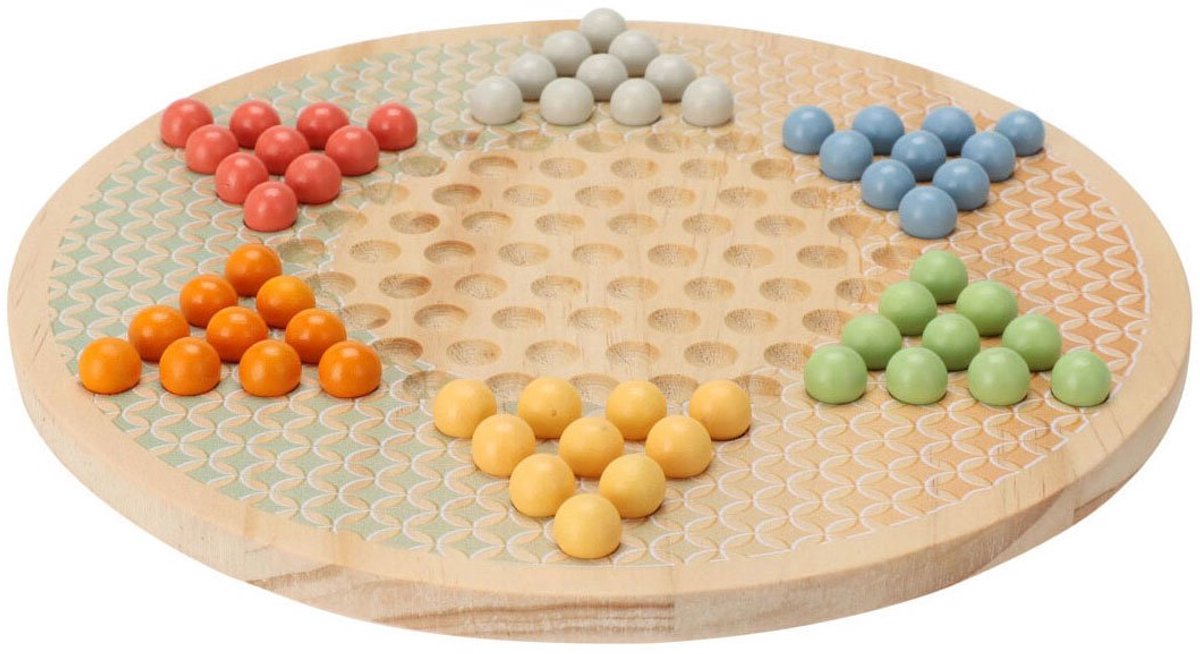 Gioco da tavolo in legno Halma