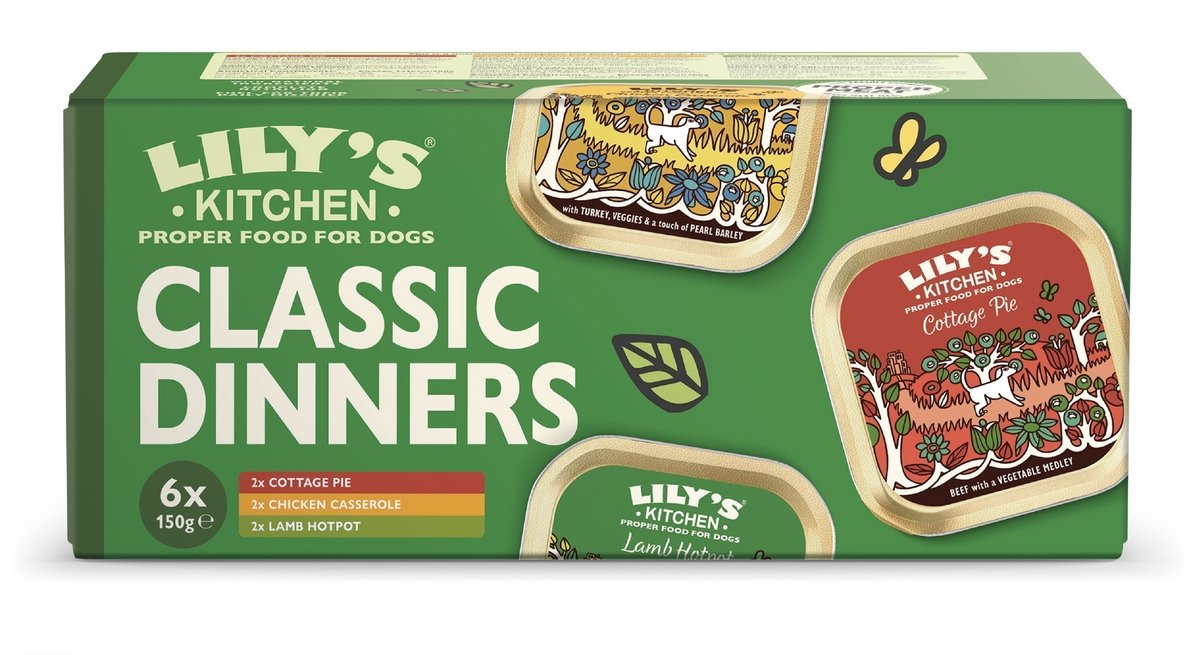 Lily's kitchen Cene per cani vassoio multipack per adulti