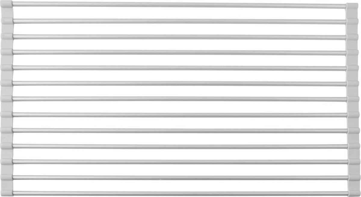 Escurreplatos Idesign, aluminio, 47 x 27,9 x 1,3 cm - | metro