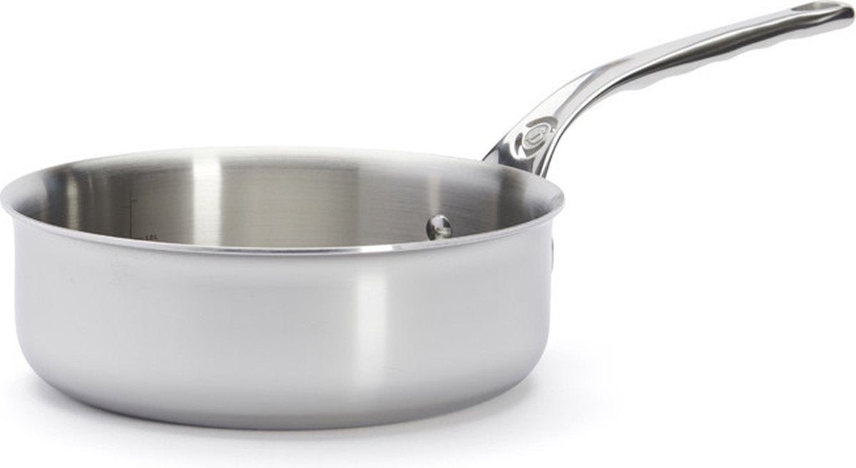 Debuyer de buyer affinity - sauteuse met rechte rand- rvs - ø20cm - pfas-vrij