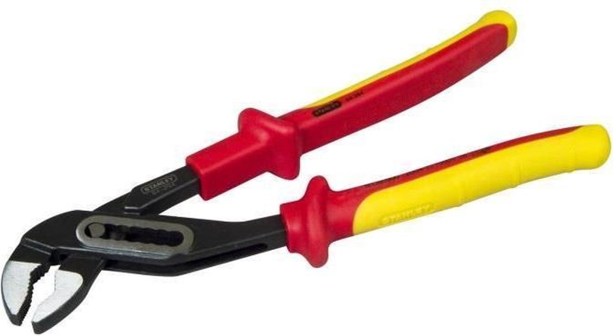 Stanley serie fatmax - alicates ajustables - 255 mm - mango ergonómico - vde 1000v